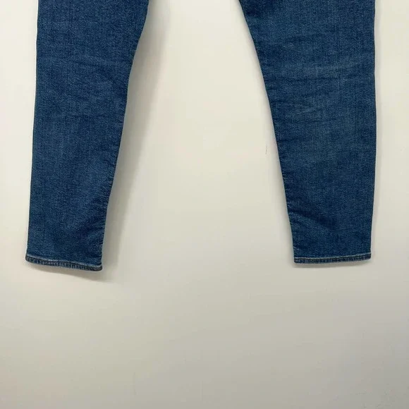 Levi's Premium 512 Ripped Jeans Men's Size W32 Blue Denim Slim Tapered Mid Rise - Picture 7 of 14